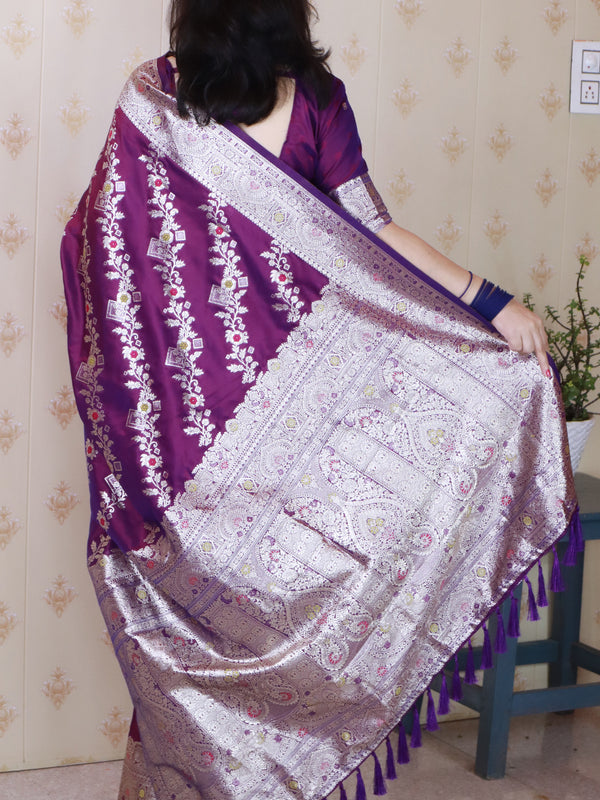 Premium Banarasi Soft Silk Saree with Blouse Piece