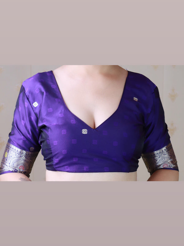 Premium Banarasi Soft Silk Saree with Blouse Piece