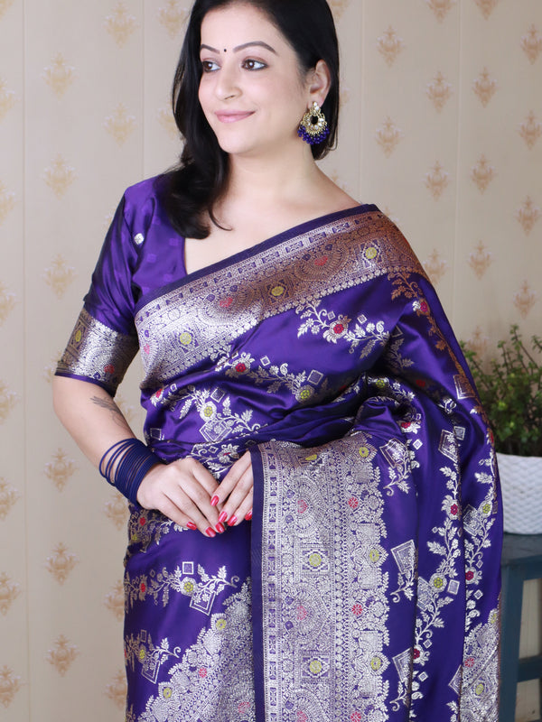 Premium Banarasi Soft Silk Saree with Blouse Piece