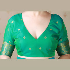Premium Banarasi Soft Silk Saree with Blouse Piece