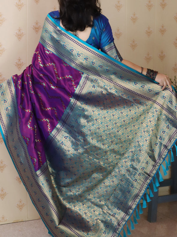 Premium Banarasi Soft Silk Saree with Blouse Piece