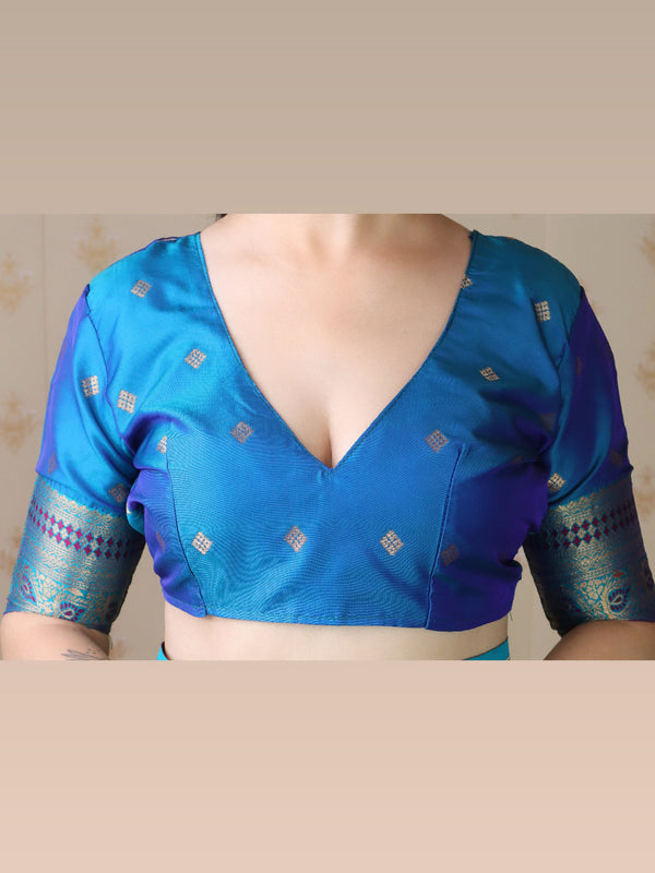 Premium Banarasi Soft Silk Saree with Blouse Piece