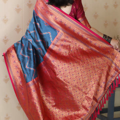 Premium Banarasi Soft Silk Saree with Blouse Piece