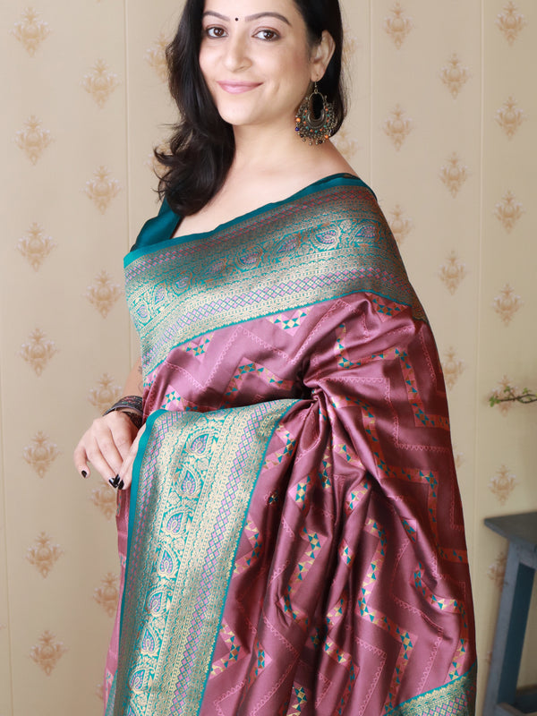 Premium Banarasi Soft Silk Saree with Blouse Piece