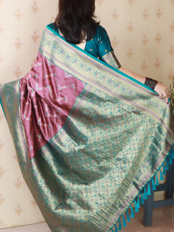 Premium Banarasi Soft Silk Saree with Blouse Piece