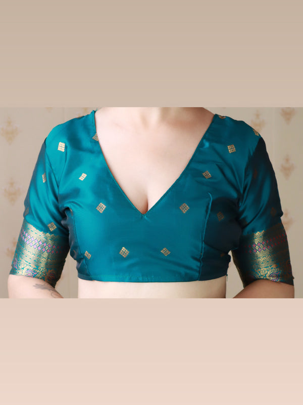 Premium Banarasi Soft Silk Saree with Blouse Piece
