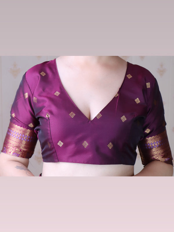 Premium Banarasi Soft Silk Saree with Blouse Piece