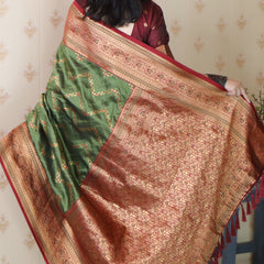 Premium Banarasi Soft Silk Saree with Blouse Piece