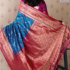 Premium Banarasi Soft Silk Saree with Blouse Piece