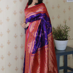 Premium Banarasi Soft Silk Saree with Blouse Piece