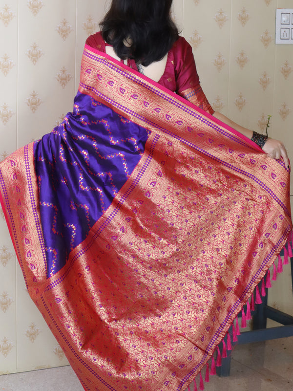 Premium Banarasi Soft Silk Saree with Blouse Piece