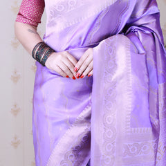Premium Banarasi Soft Silk Sarees With Gold Zari