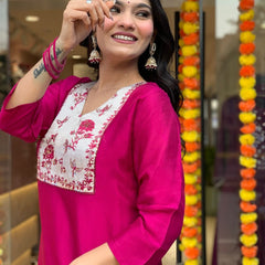 Pure Cotton Kurta Set With Gaji Zcard Print Dupatta
