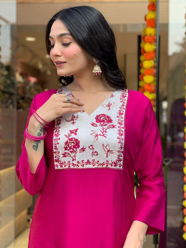 Pure Cotton Kurta Set With Gaji Zcard Print Dupatta