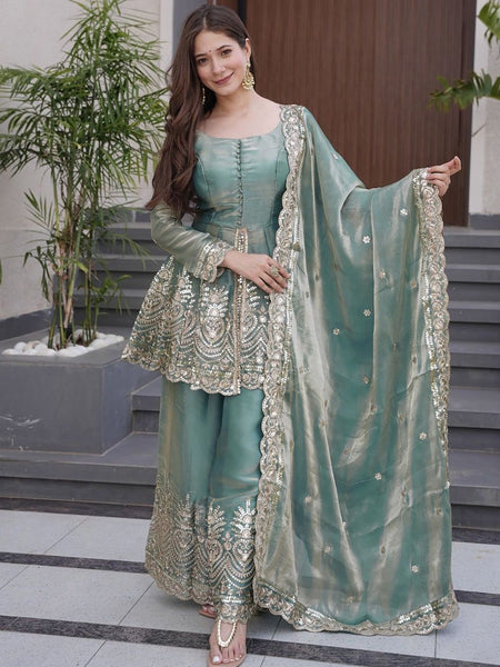Women's Fandy Silk Embroidered Dupatta