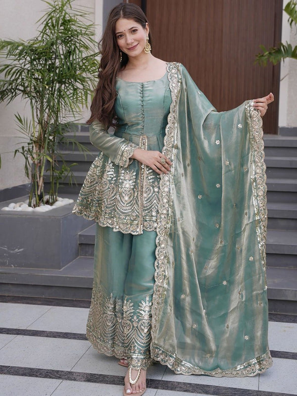 Women's Fandy Silk Embroidered Dupatta