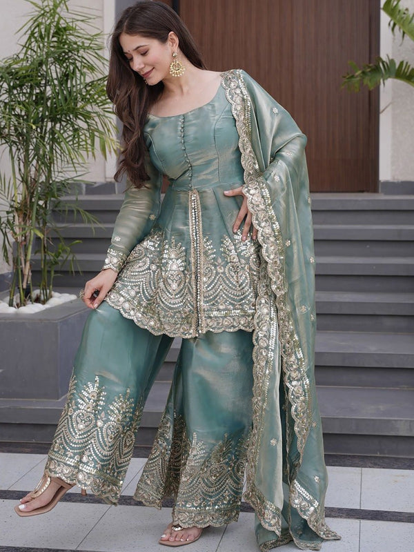 Women's Fandy Silk Embroidered Dupatta