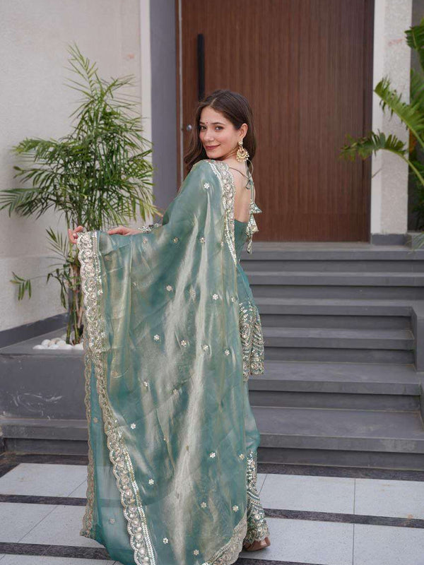 Women's Fandy Silk Embroidered Dupatta