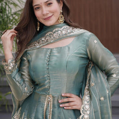 Women's Fandy Silk Embroidered Dupatta