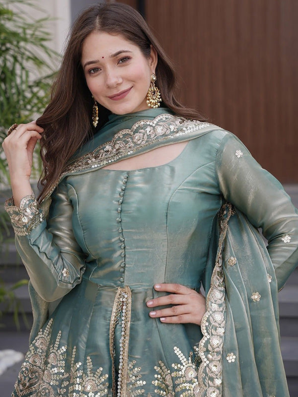 Women's Fandy Silk Embroidered Dupatta