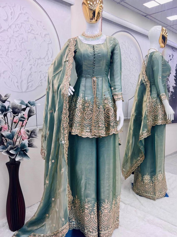 Women's Fandy Silk Embroidered Dupatta