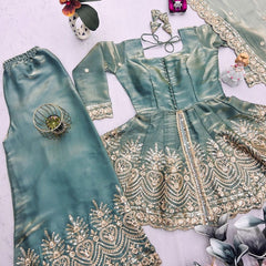 Women's Fandy Silk Embroidered Dupatta