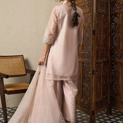 Premium Organza Ethnic Suit Set With Organza Dupatta
