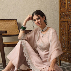 Premium Organza Ethnic Suit Set With Organza Dupatta