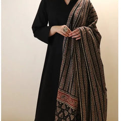 Women's Viscose Chanderi Printed Kurta Pant & Chanderi Cotton Dupatta Set