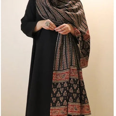 Women's Viscose Chanderi Printed Kurta Pant & Chanderi Cotton Dupatta Set