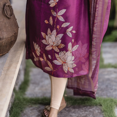 Women’s Printed Straight Kurti with Dupatta