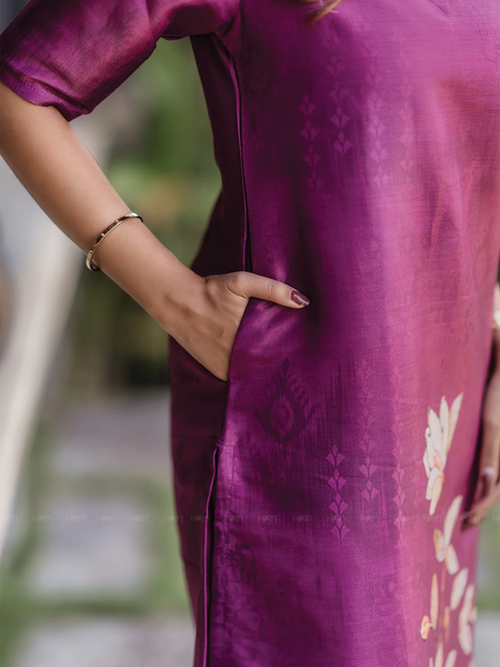 Women’s Printed Straight Kurti with Dupatta