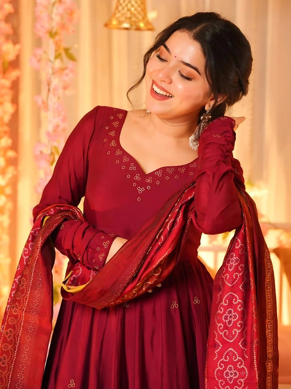 Women's Viscose Kurta With Pant And Dupatta Sets