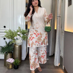 Women's Cotton Printed Co-Ord Set