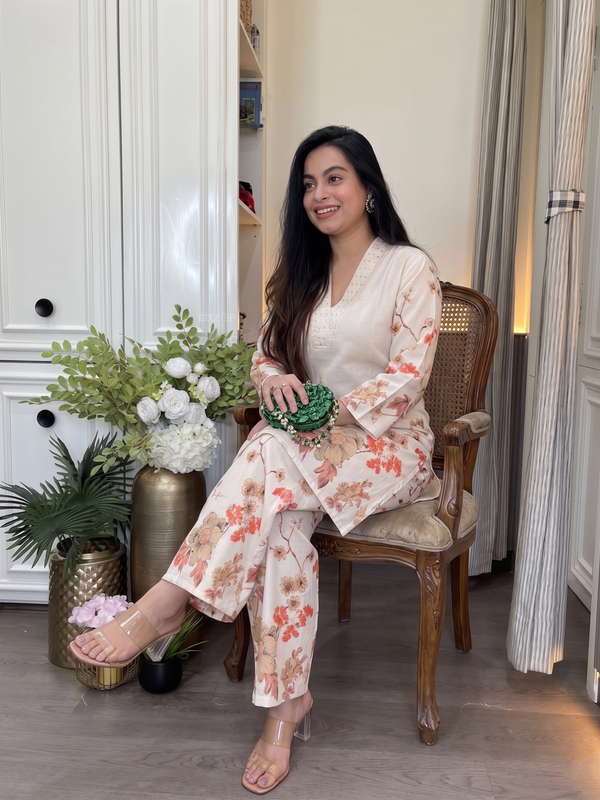 Women's Cotton Printed Co-Ord Set