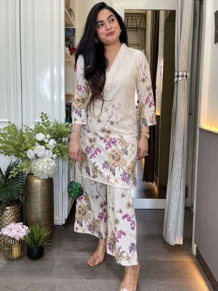Women's Cotton Printed Co-Ord Set