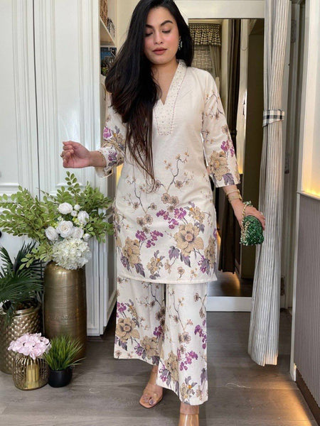 Women's Cotton Printed Co-Ord Set