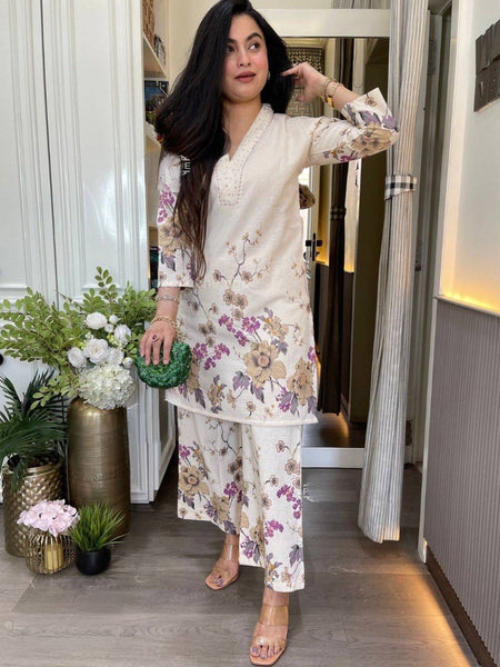 Women's Cotton Printed Co-Ord Set