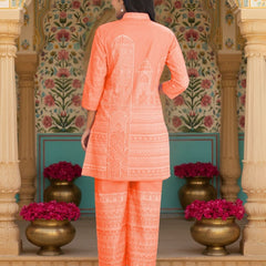 Women A-Line Rayon Co-ord Set With Digital Print