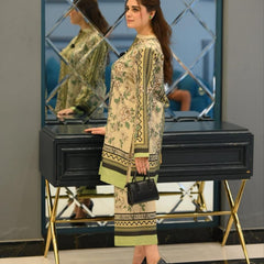 Women A-Line Rayon Co-ord Set with Digital Print