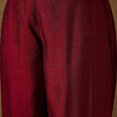 Premium Silk Blend Ethnic Suit Set With Organza Dupatta