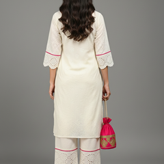 Cotton Embroidered Dress Material
