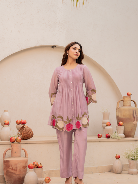 Chanderi Silk Embroidered Dress Material