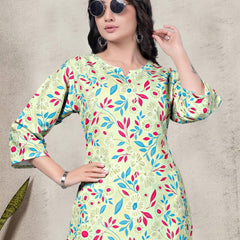 Women's Printed Heavy Rayon Co-Ord Set