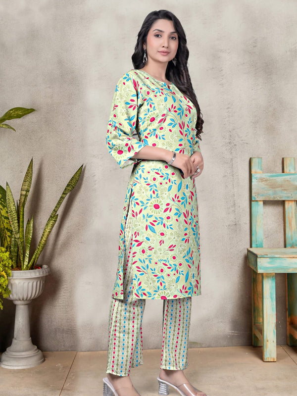 Women's Printed Heavy Rayon Co-Ord Set