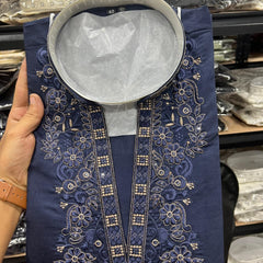 Men’s Star Silk Embroidered Sequence Kurta with Pyjama