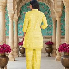 Women A-Line Rayon Co-ord Set With Digital Print