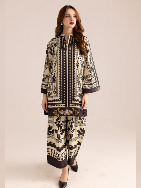 Women A-Line Rayon Co-ord Set with Digital Print