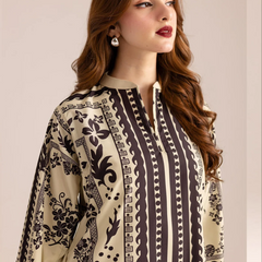 Women A-Line Rayon Co-ord Set with Digital Print