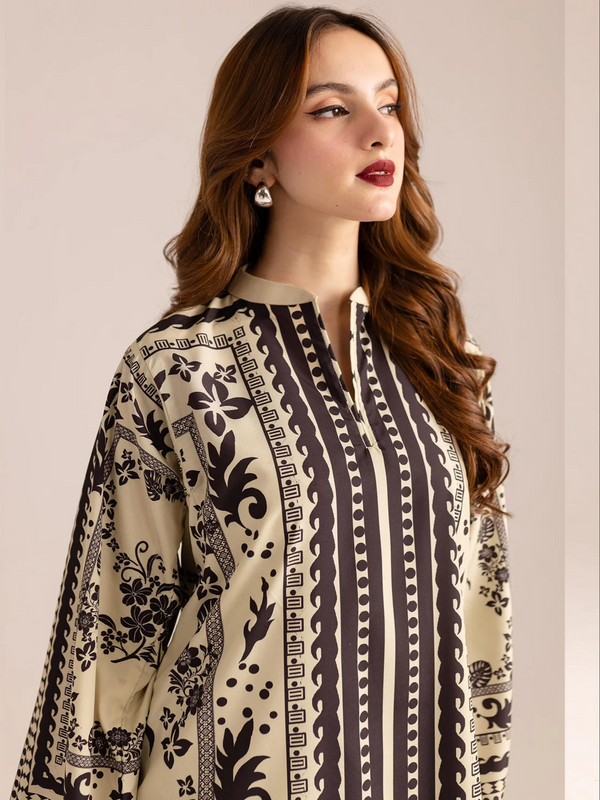 Women A-Line Rayon Co-ord Set with Digital Print